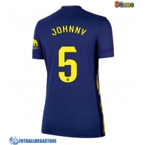 Fotballdrakt Dame Atletico Madrid Johnny Cardoso #5 Bortedrakt 2025-26 Kortermet